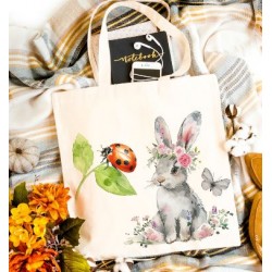 Tote bag lapin de Pâques