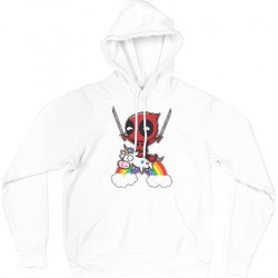 Sweat Shirt CAPUCHE - Deadpool licorne