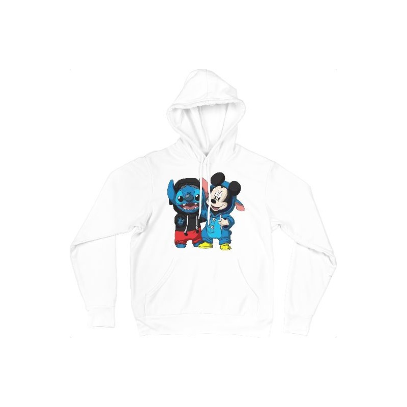 Sweat Shirt CAPUCHE - stitch mickey