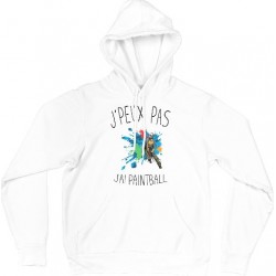 Sweat Shirt CAPUCHE - j'peux pas j'ai paintball