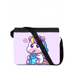 Sac grande Bandoulière - kawai licorne