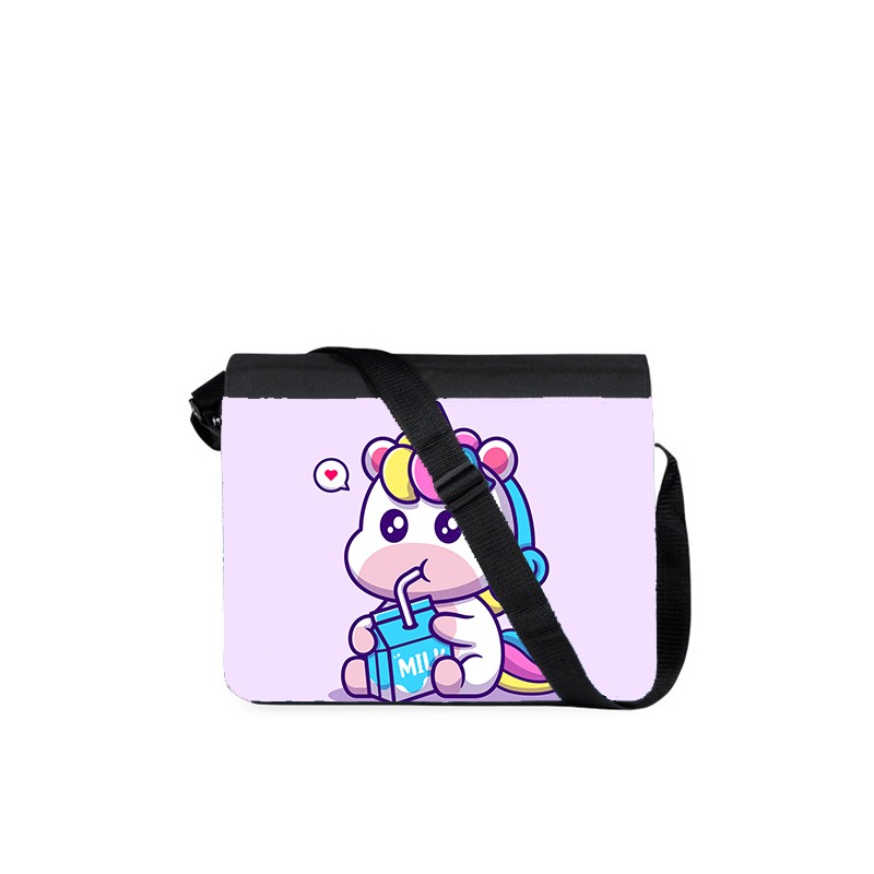 Sac grande Bandoulière - kawai licorne