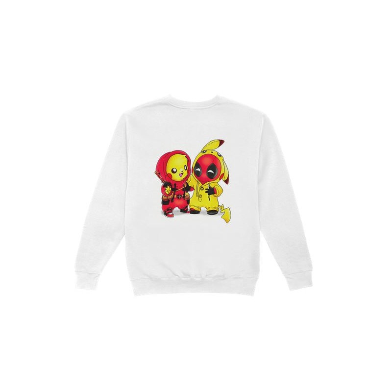 Sweat shirt - Pokemon Pikachu et Deadpool