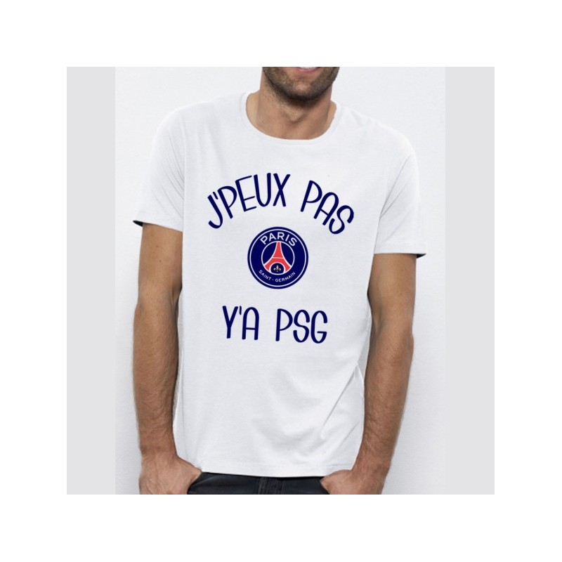 T-shirt j'peux pas y'a Paris - cadeau homme football Taille S