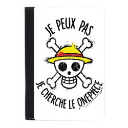 Housse passeport - Je peux pas je cherche le One piece manga