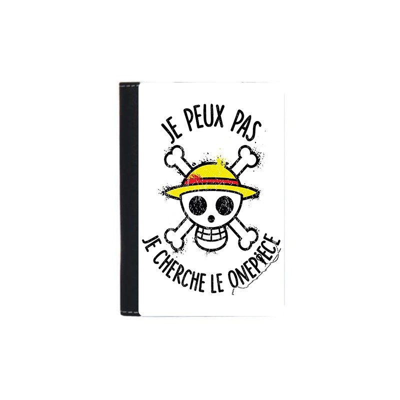 Housse passeport - Je peux pas je cherche le One piece manga