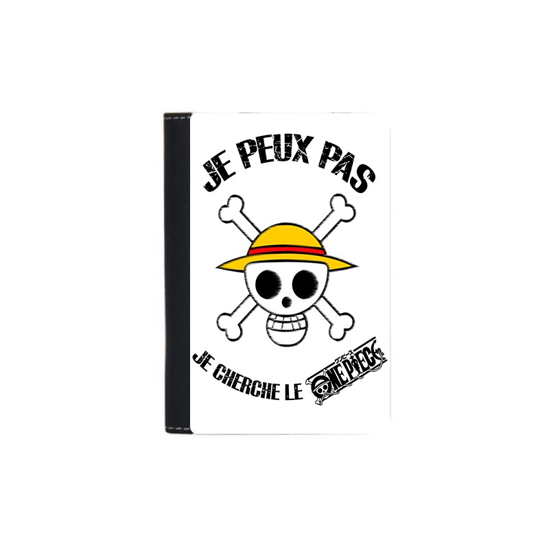 Housse passeport - Je peux je cherche le One piece manga